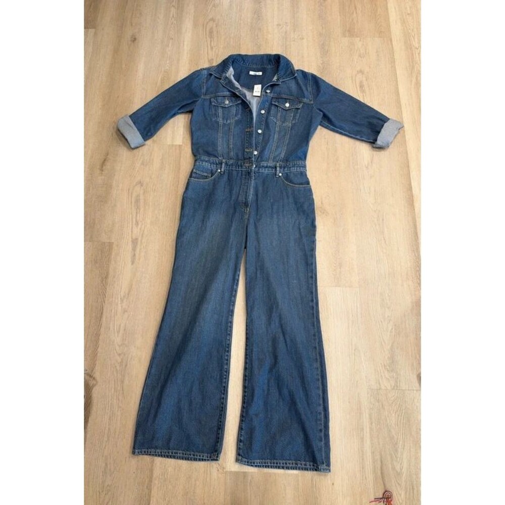LOFT denim jumpsuit